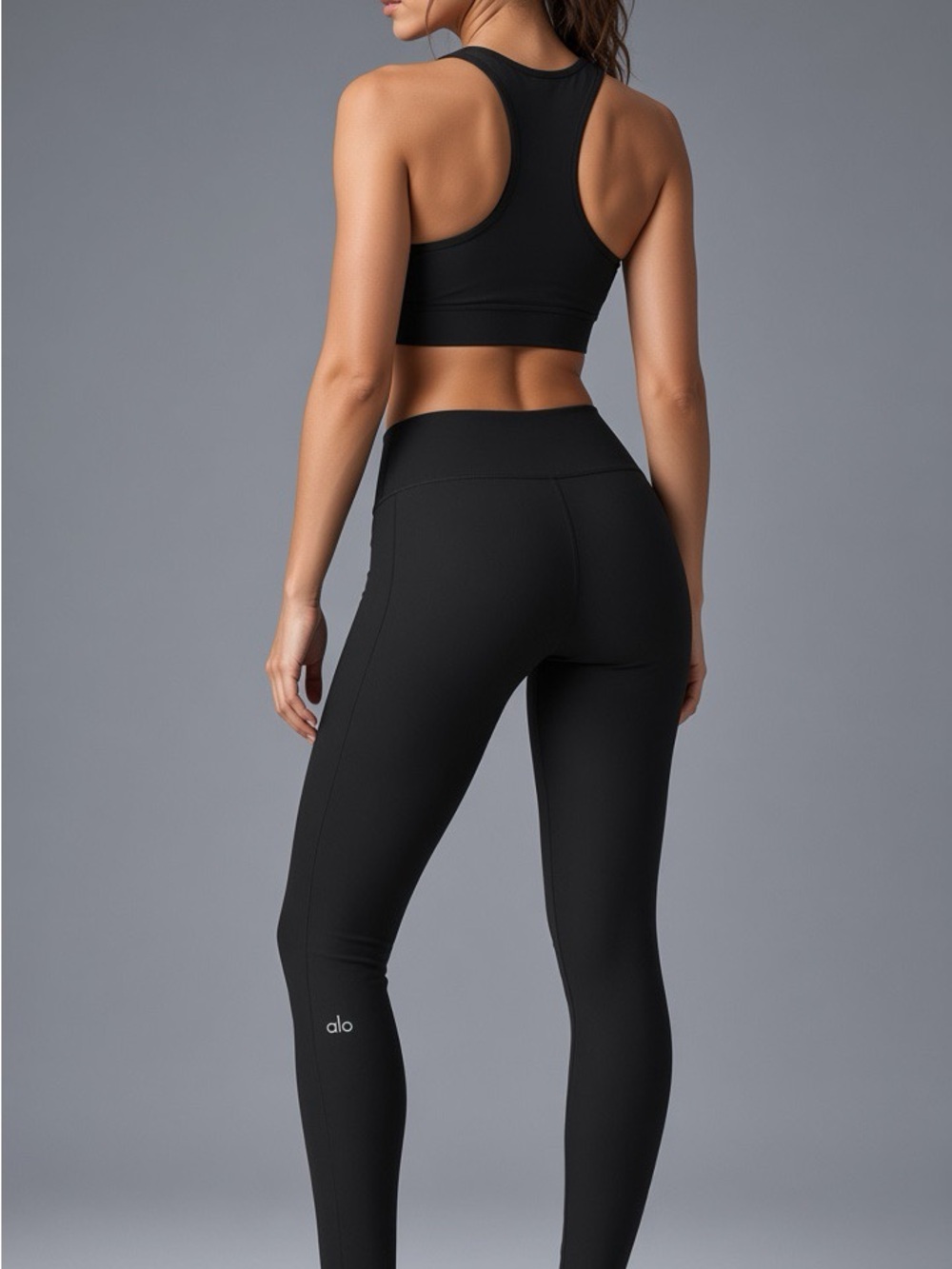 ALO Yoga Black High-Rise Performance Leggings